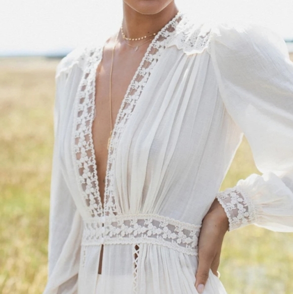 NWT Spell and the gypsy Le Gauze Duster FIRM, no bundle discounts. - Picture 2 of 10